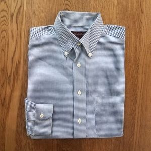NWOT Brooks Brothers Blue Gingham Button Up